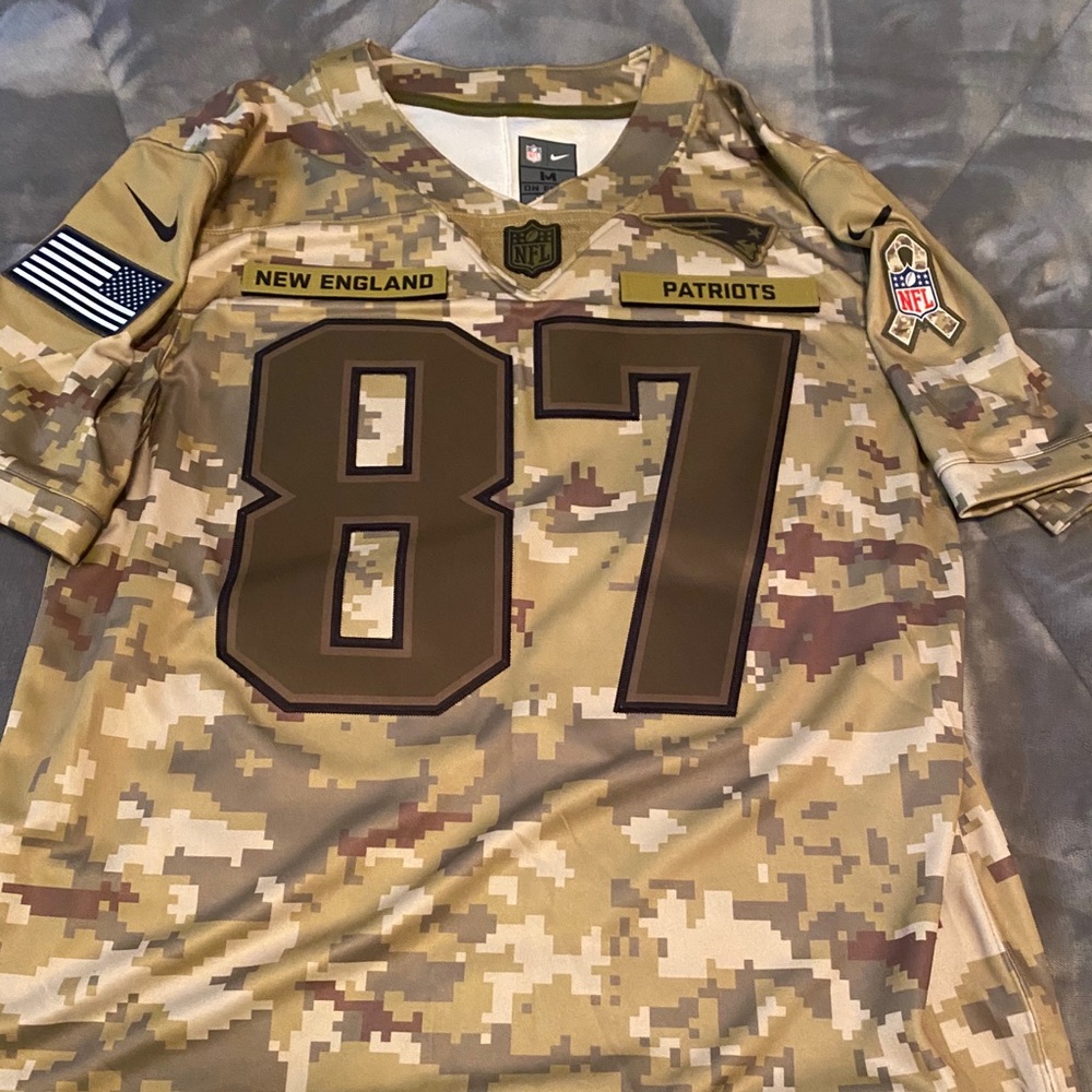 Patriots Military Gronkowski Jersey